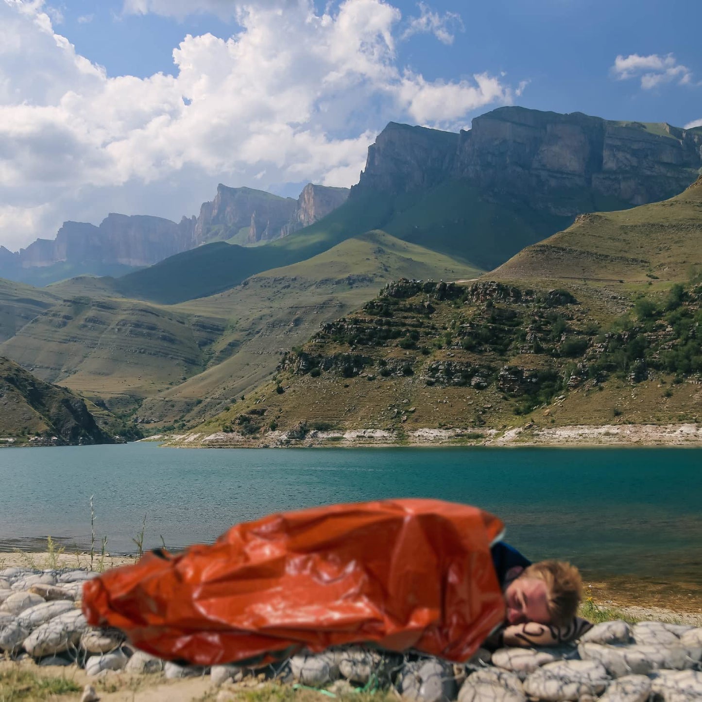 Emergency Sleeping Bag 2-Pack, Survival Bivy Sack, Portable Thermal Blanket