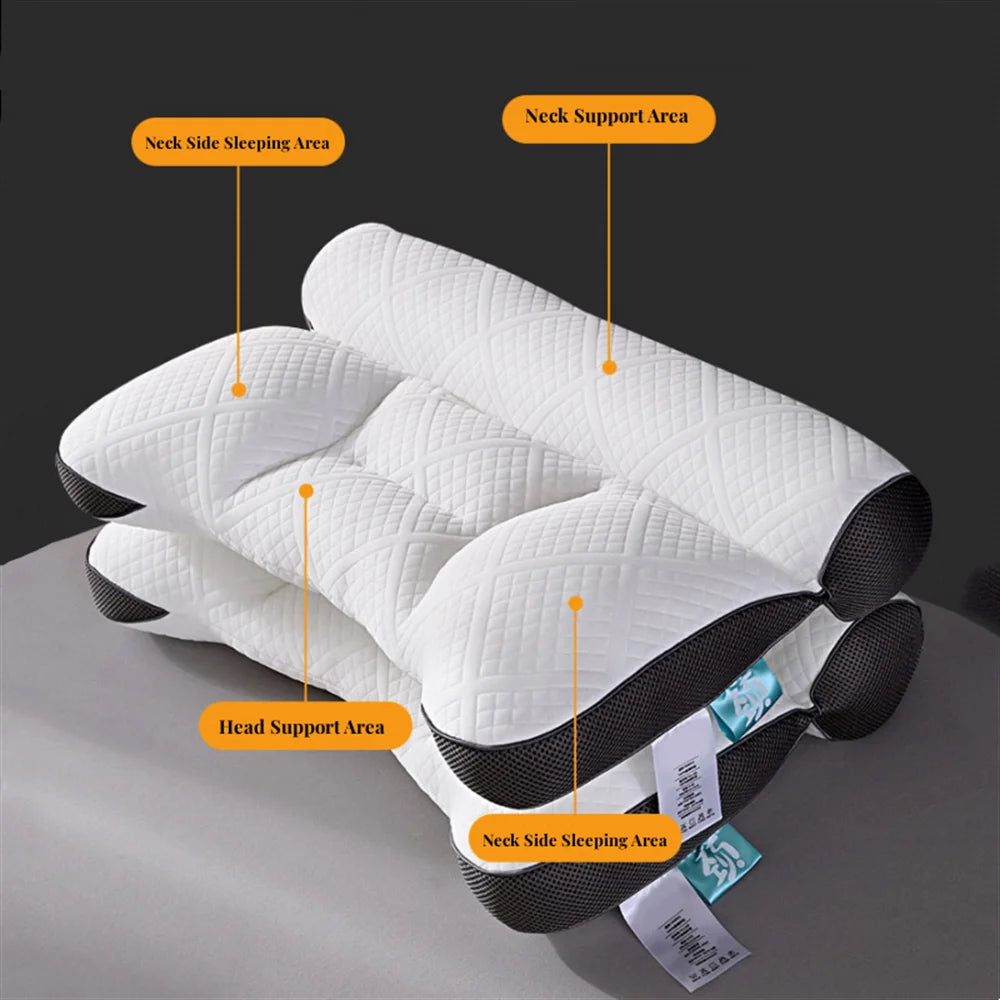 Super Ergonomic Pillow 40*60Cm Memory Cotton Orthopedic Pillow Slow Rebound Sleeping Pillows Ergonomic Relax Cervical for Adult