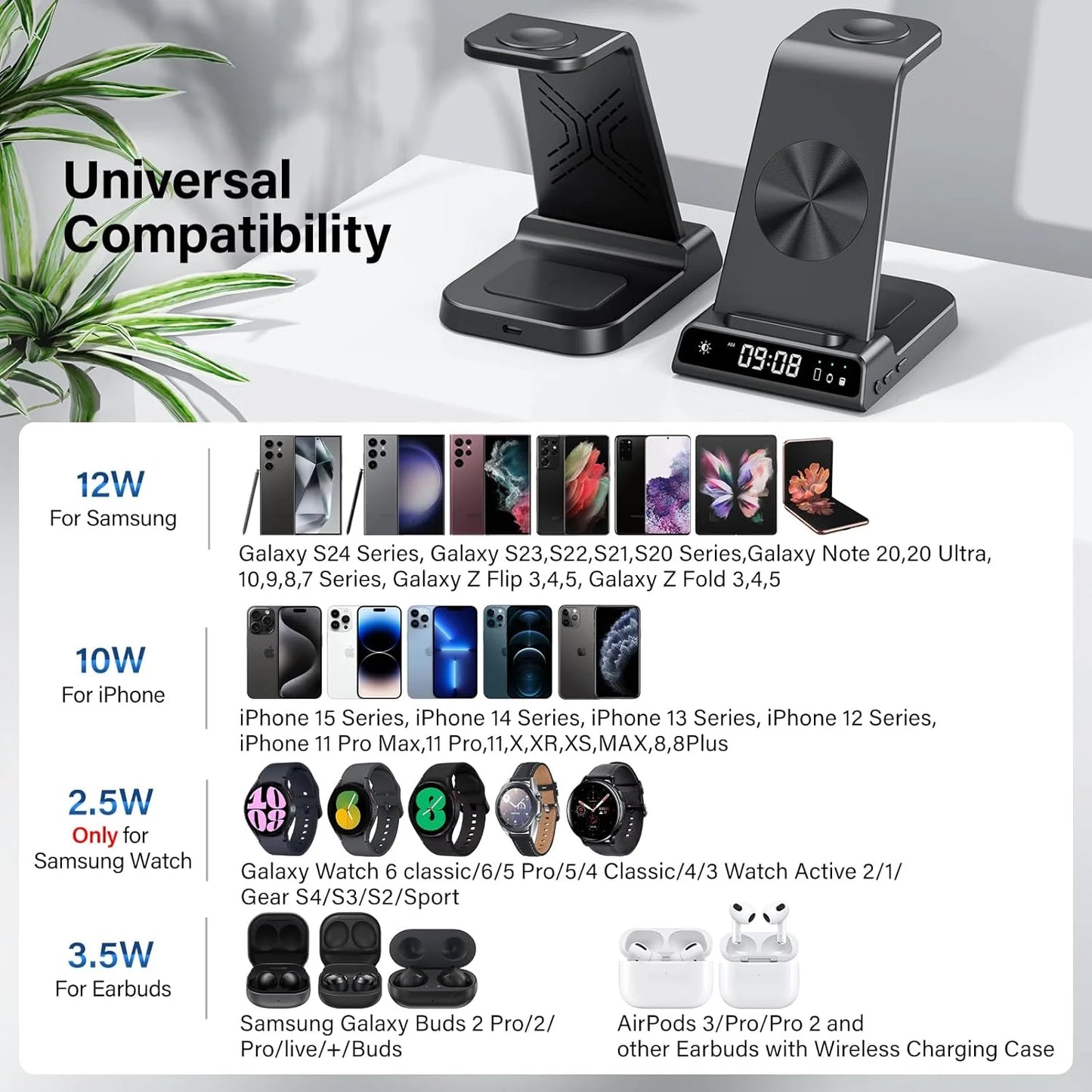 3-In-1 Samsung Galaxy Wireless Charging Station