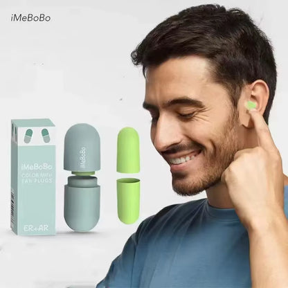 Soundproof Sleeping Ear Plugs Earplugs for Sleep Special Mute Soft Slow Rebound Student Anti-Noise Protection anti Snoring