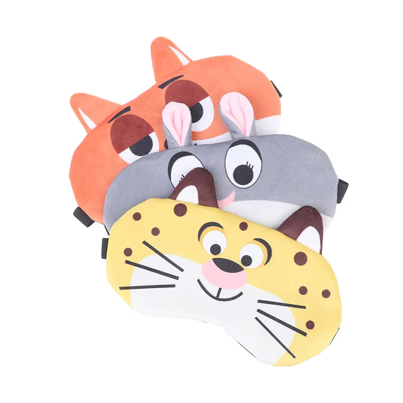 Cartoon Sleep Eye Mask Cute Funny Anime Eye Cover Sleeping Mask Eye Shade Band Blindfolds Sleep Aids Travel Rest Eyepatch