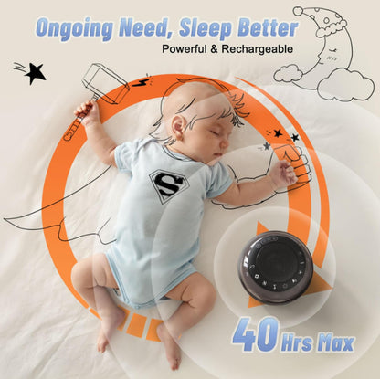 Sound Machine White Noise Rain Ocean Soothing Sounds Therapy Relax Sleep Music