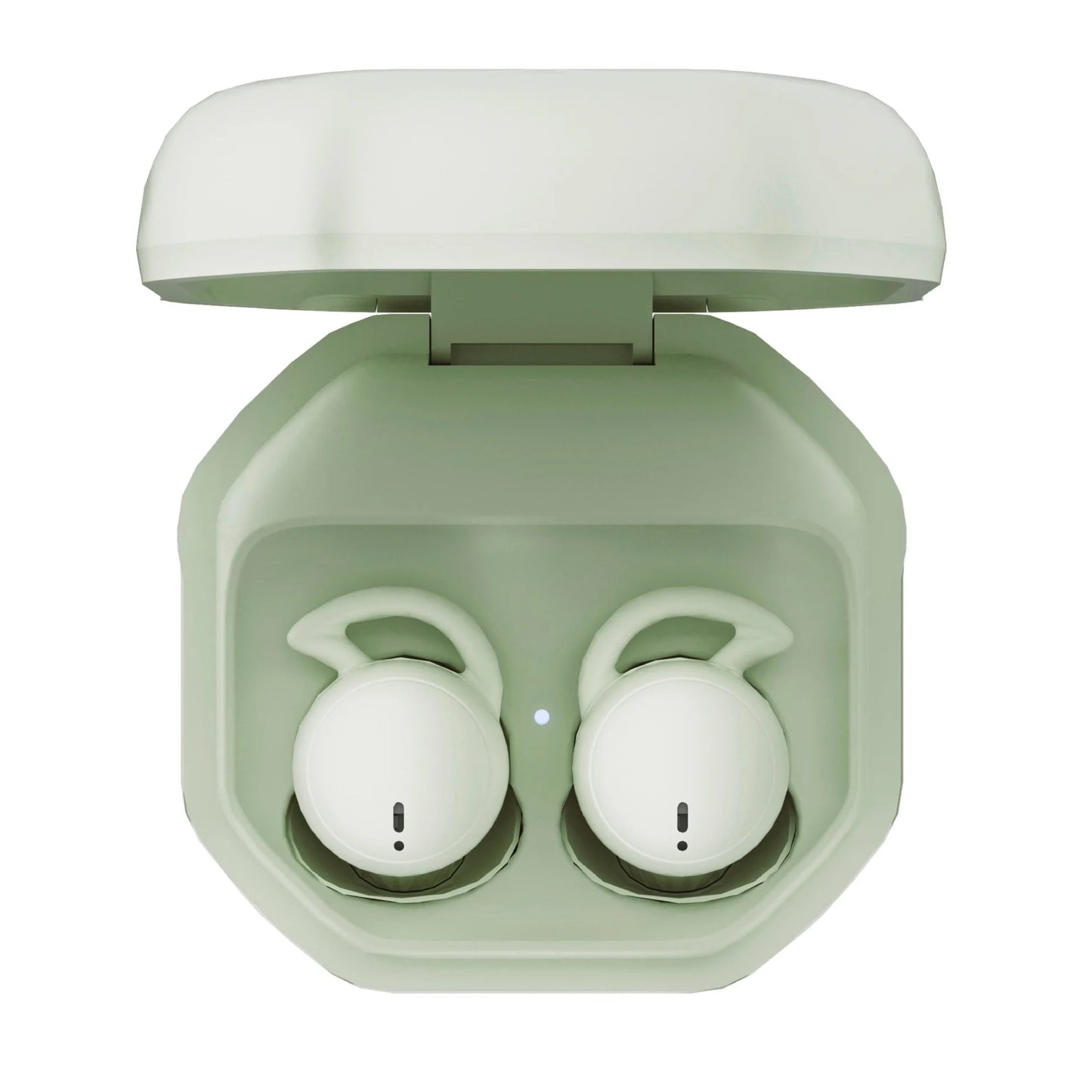 Sleep Earphones Bluetooth Sports Headphone, Wireless Music Sleeping Headphones Noise-Canceling Earbuds Mini Earphones Bluetooth 5.3 Hidden Headphones for Side Sleepers/Work,Light Green