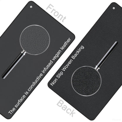 Grounding Mat Earth Pad Grounded Feet Mat 23.6X35.4 Inch Grounding Mat for Desk Floor with Cord Better Sleep,Balance