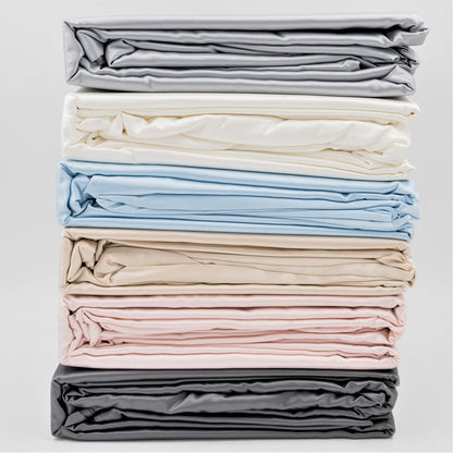 Mulberry Park 100% Pure Twin X-Long Silk Fitted Sheet 22 Momme 6A Mulberry Silk Bed Sheets with 15" Deep Pocket - Breathable, Ultra-Soft, Seamless - Gunmetal