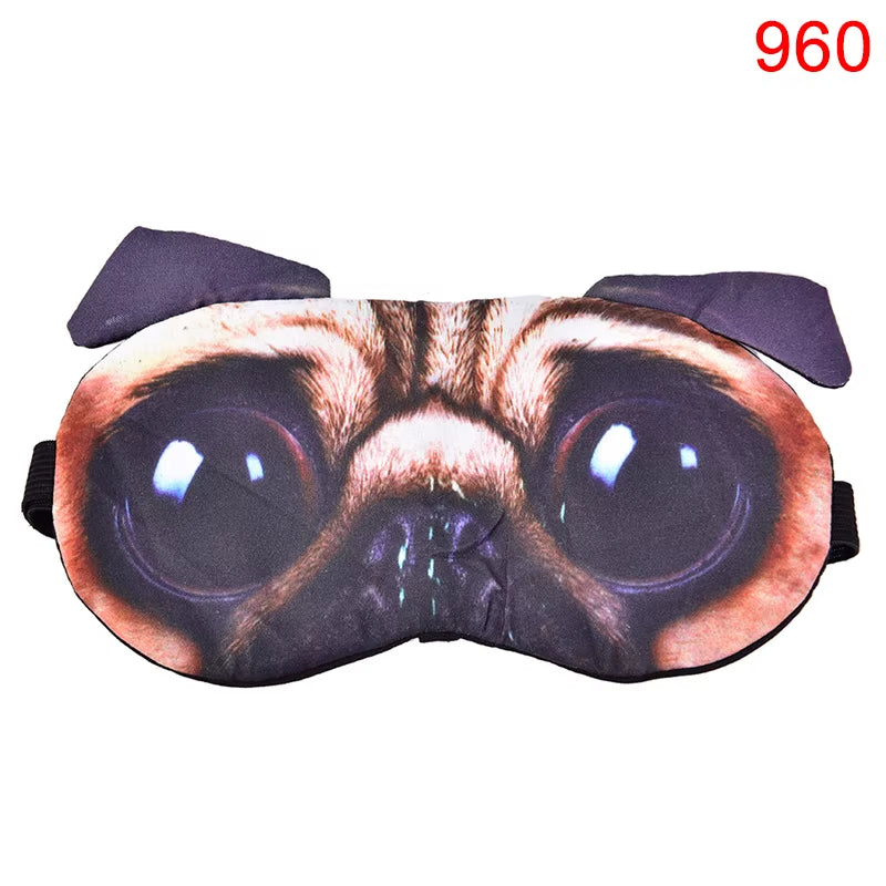 Cartoon Sleep Eye Mask Cute Funny Anime Eye Cover Sleeping Mask Eye Shade Band Blindfolds Sleep Aids Travel Rest Eyepatch