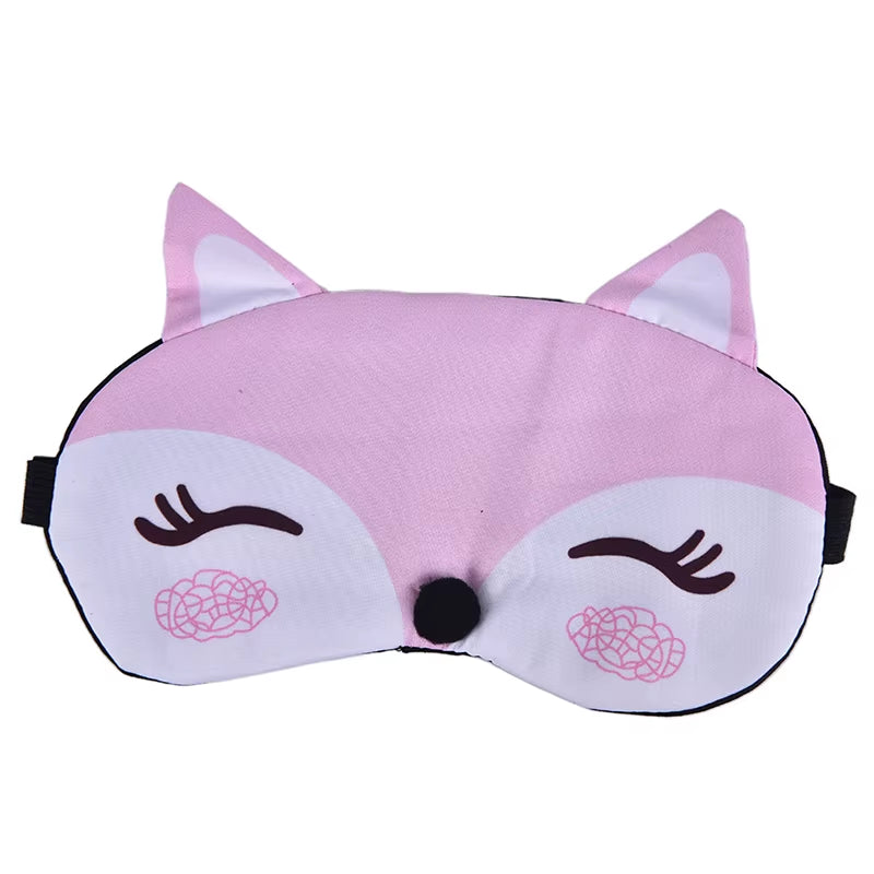 Cartoon Sleep Eye Mask Cute Funny Anime Eye Cover Sleeping Mask Eye Shade Band Blindfolds Sleep Aids Travel Rest Eyepatch