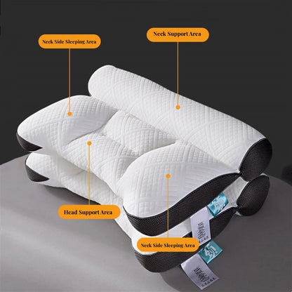 Super Ergonomic Pillow 40*60Cm Memory Cotton Orthopedic Pillow Slow Rebound Sleeping Pillows Ergonomic Relax Cervical for Adult