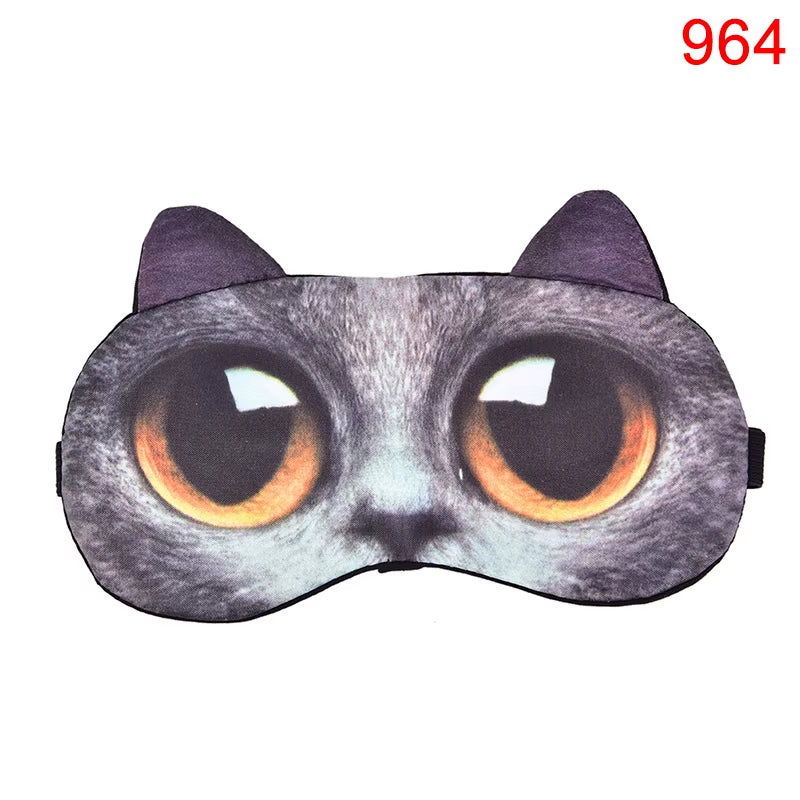 Cartoon Sleep Eye Mask Cute Funny Anime Eye Cover Sleeping Mask Eye Shade Band Blindfolds Sleep Aids Travel Rest Eyepatch