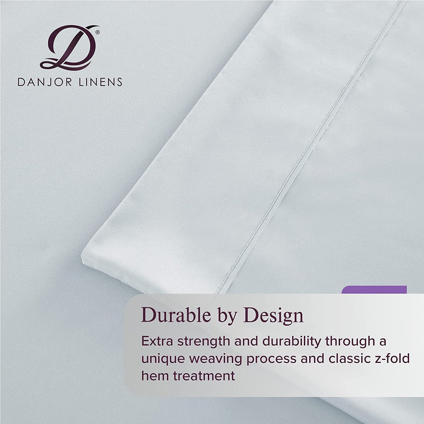 Danjor Linens 1800 Series 6 Piece Bedding Sheet & Pillowcases Sets with Deep Pockets, Queen, Ice Blue
