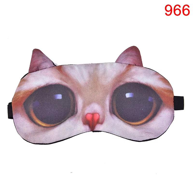 Cartoon Sleep Eye Mask Cute Funny Anime Eye Cover Sleeping Mask Eye Shade Band Blindfolds Sleep Aids Travel Rest Eyepatch