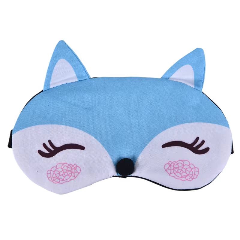 Cartoon Sleep Eye Mask Cute Funny Anime Eye Cover Sleeping Mask Eye Shade Band Blindfolds Sleep Aids Travel Rest Eyepatch
