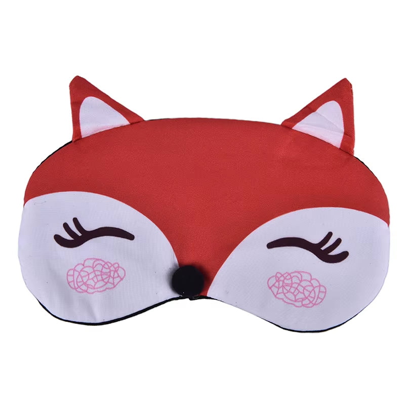 Cartoon Sleep Eye Mask Cute Funny Anime Eye Cover Sleeping Mask Eye Shade Band Blindfolds Sleep Aids Travel Rest Eyepatch