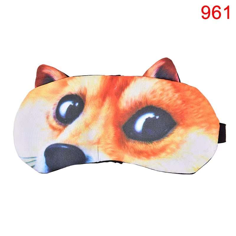 Cartoon Sleep Eye Mask Cute Funny Anime Eye Cover Sleeping Mask Eye Shade Band Blindfolds Sleep Aids Travel Rest Eyepatch