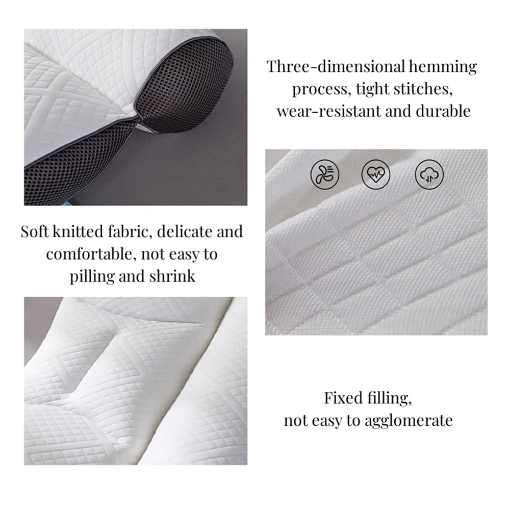 Super Ergonomic Pillow 40*60Cm Memory Cotton Orthopedic Pillow Slow Rebound Sleeping Pillows Ergonomic Relax Cervical for Adult