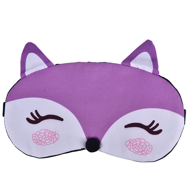 Cartoon Sleep Eye Mask Cute Funny Anime Eye Cover Sleeping Mask Eye Shade Band Blindfolds Sleep Aids Travel Rest Eyepatch